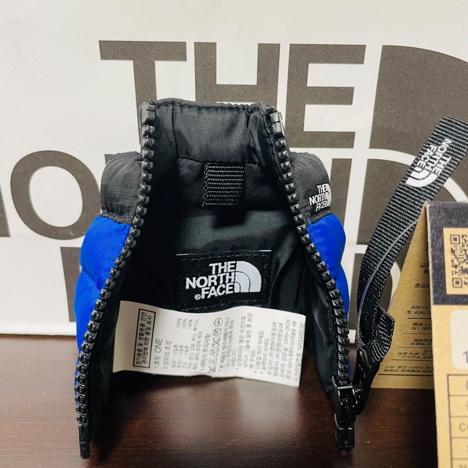 THE NORTHFACE ノースフェイス ヌプシベストキーリング 黒カラビナ