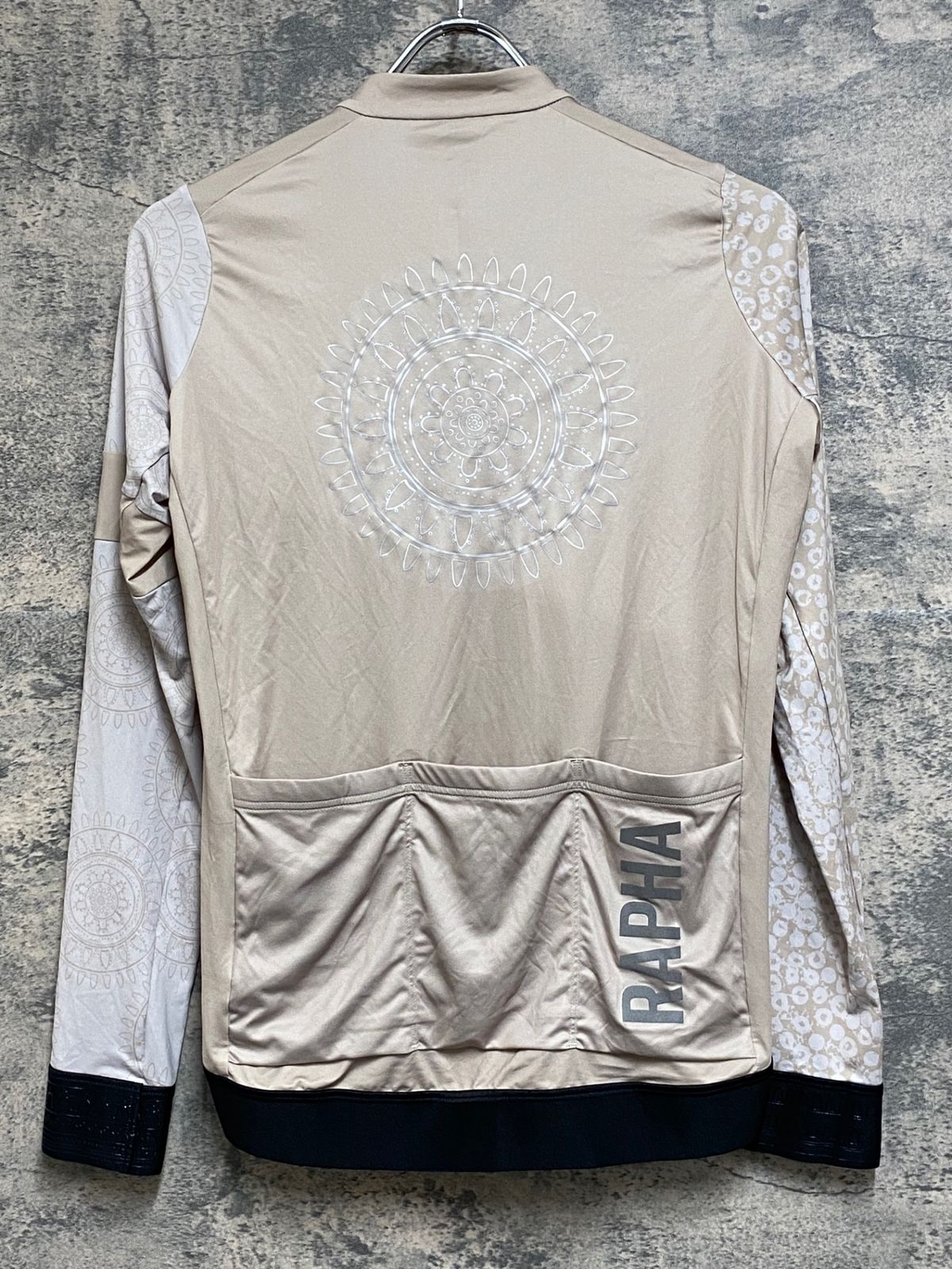 JM432 ラファ Rapha CONNECT TO COUNTRY PRO TEAM LONG SLEEVE TRAINING JERSEY 長袖 サイクルジャージ 総柄 M