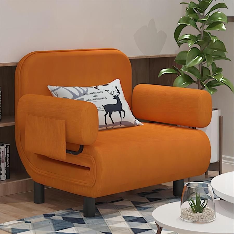 ソファーベッド 一人用 折り畳み多機能ソファベッドシングル 5段階調節