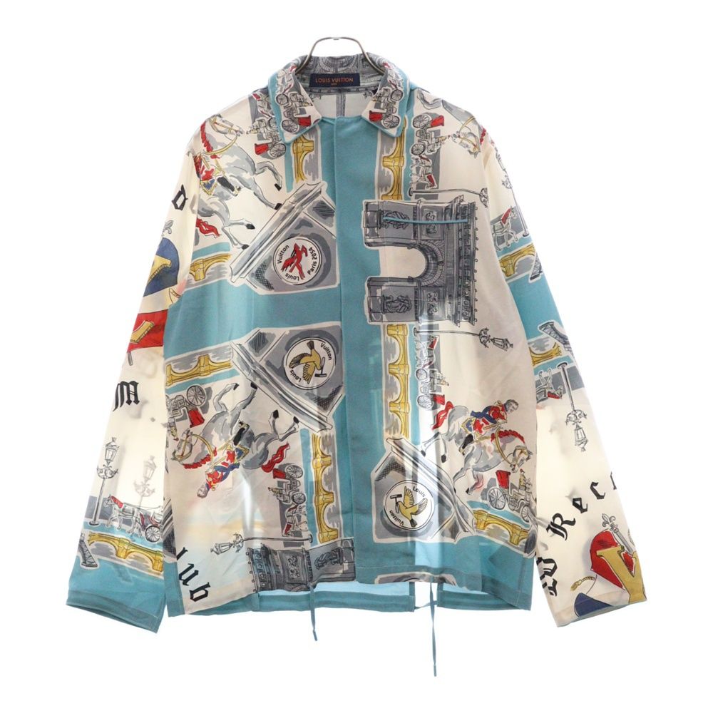 LOUIS VUITTON (ルイヴィトン) 19AW Hooded Silk Pajamas Shirt