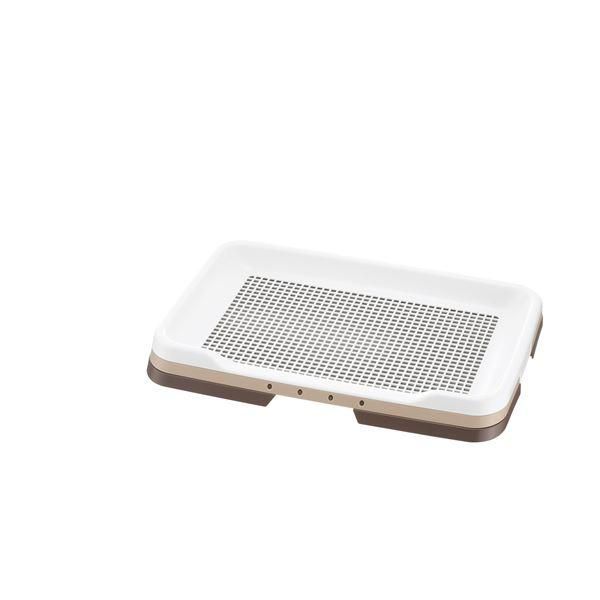 まとめ お掃除簡単ステップトレー レギュラー ダークブラウン ペット用品 ×2セット
