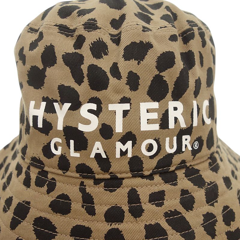 HYSTERIC GLAMOR ハット（ヒョウ柄） HYSTERIC GLAMOUR ヒョウ柄バケットハット