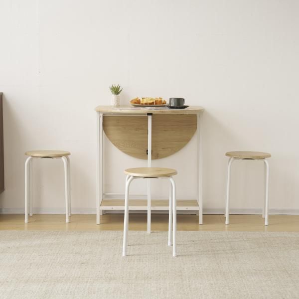 食卓テーブル折りたたみテーブル 伸長