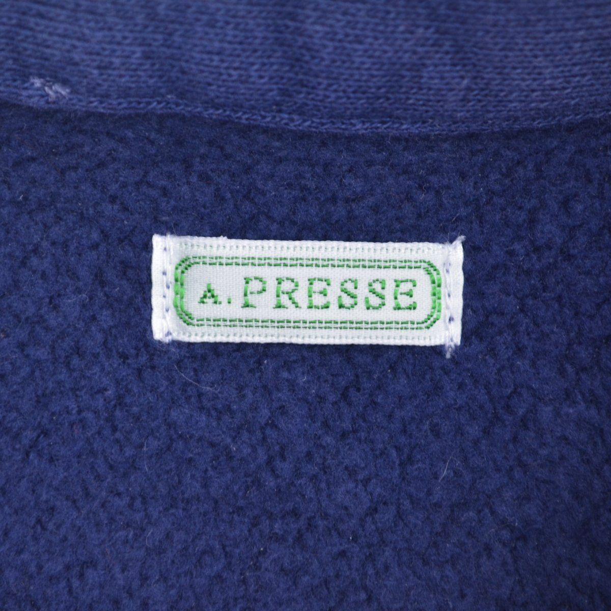 2【A.PRESSE / アプレッセ】23AW 23AAP-05-03K Vintage Half Zip 
