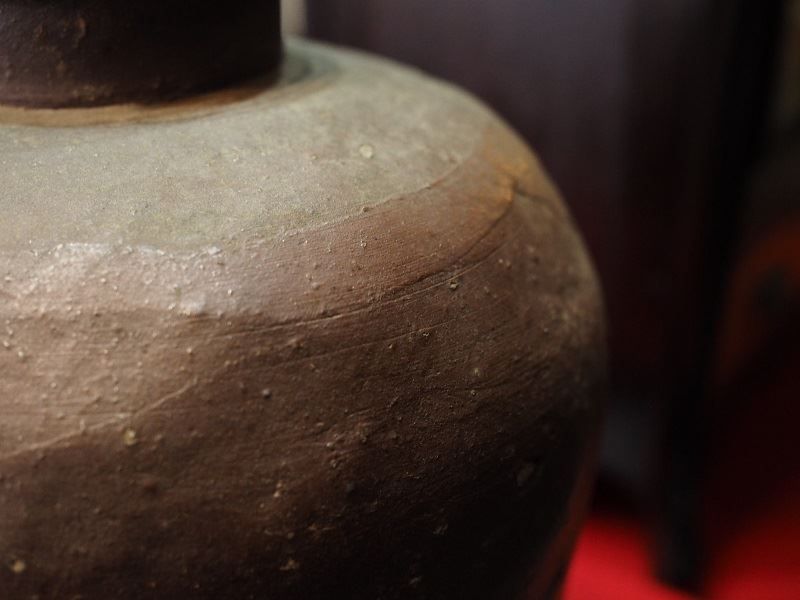 備前焼の壺