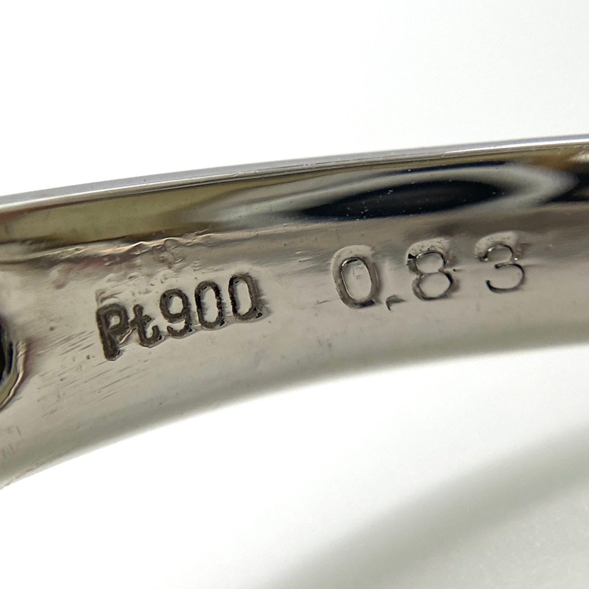 ピンクトルマリン デザインリング プラチナ 指輪 メレダイヤ リング  