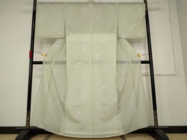 平和屋着物 夏物 小紋 紗 源氏香 洗える着物 AABB0622st