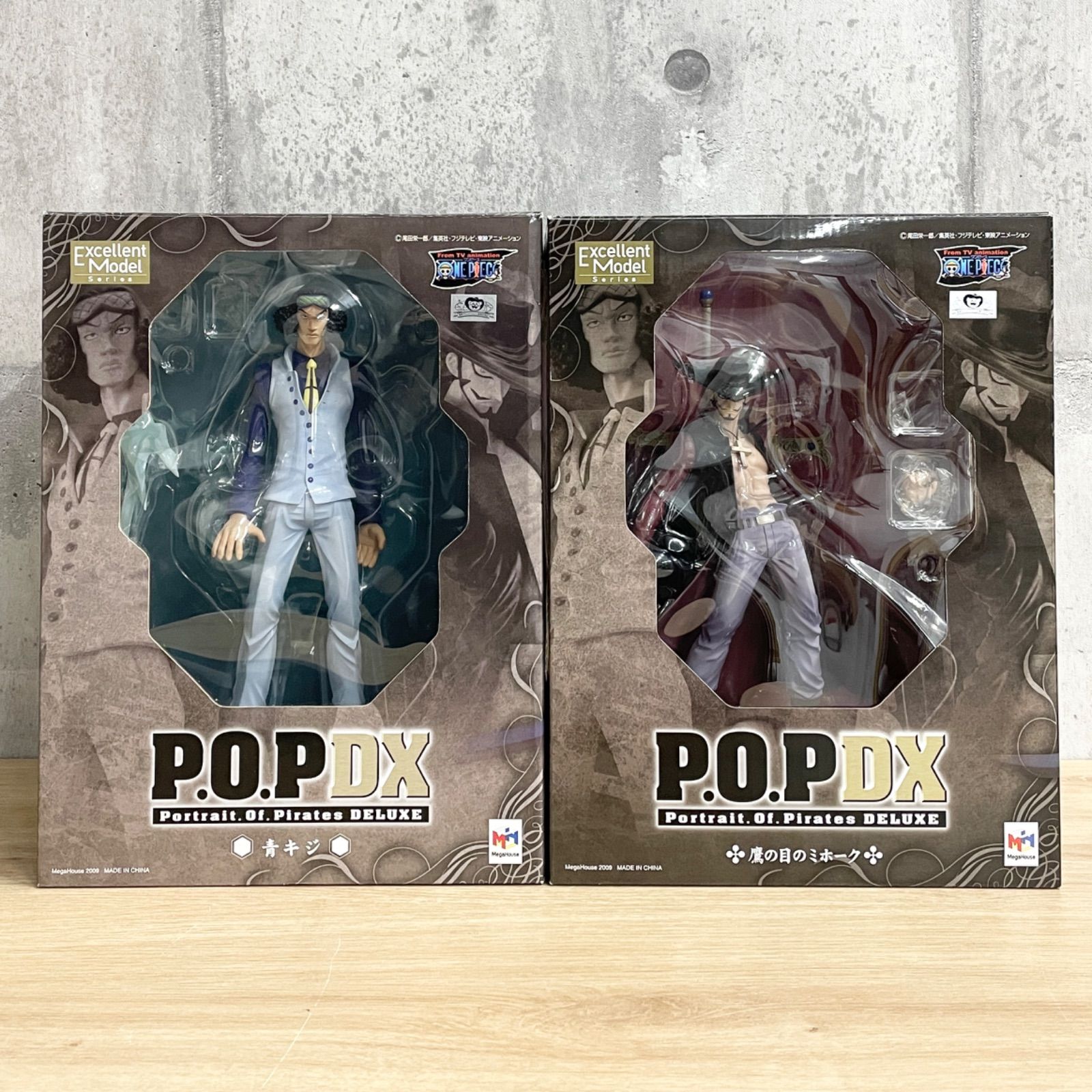 メガハウス P.O.P 青キジ 鷹の目のミホーク フィギュア 2点セット 