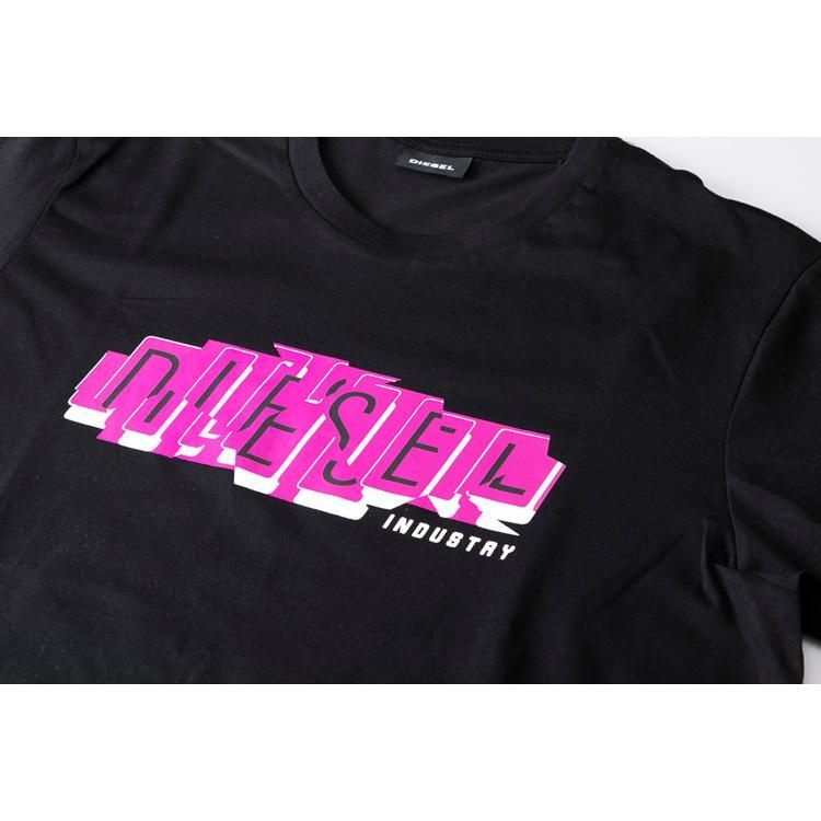 Diesel DIEGOS E32 ディーゼル Tシャツ ディーゼル DIESEL Tシャツ メンズ ブラック M~L ブランドロゴ
