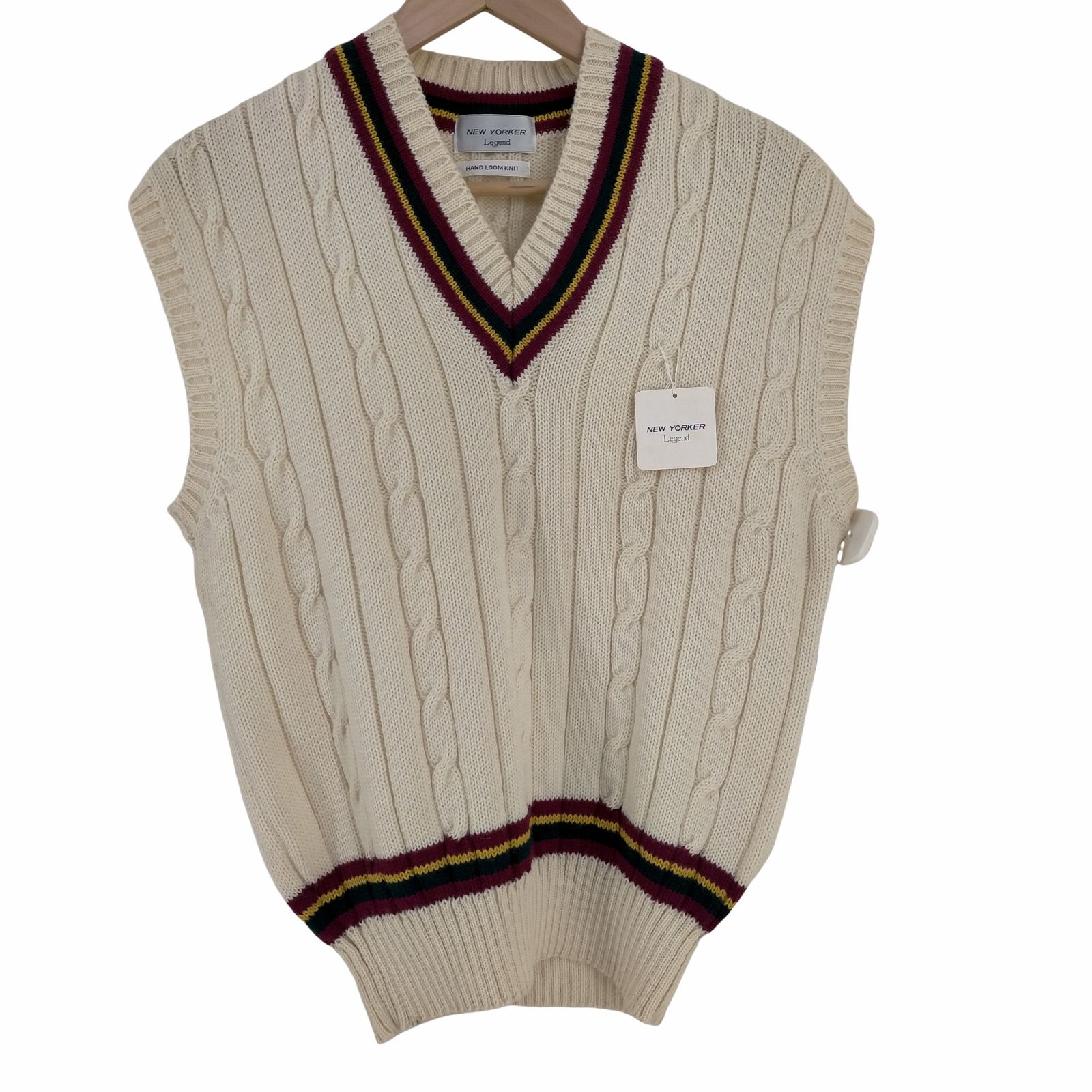 フルギ NEW YORKER チルデンニットベスト メンズ import：L