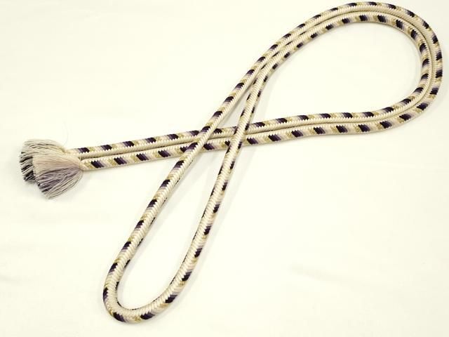 平和屋着物 上 有職組紐道明 帯締め 奈良組 丸胡蝶 金糸 宮内庁御用 国立博物館御用 東京芸術大学御用 AABA9864ay