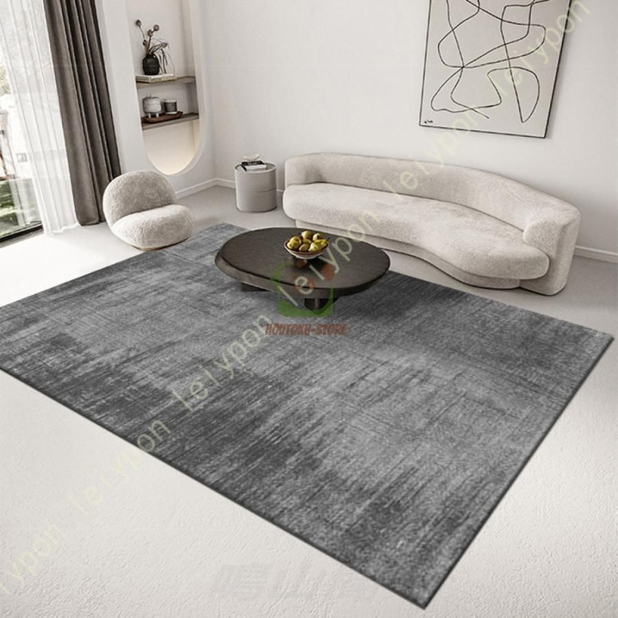 カーペット じゅうたん おしゃれ ラグ 和室 畳の上に敷くもの 抽象芸術 ホコリ プリント ダイニング かわいい 大きめ 加工 ライン柄 玄WP 109 MARWIL-DEMENAGEMENTS_CH