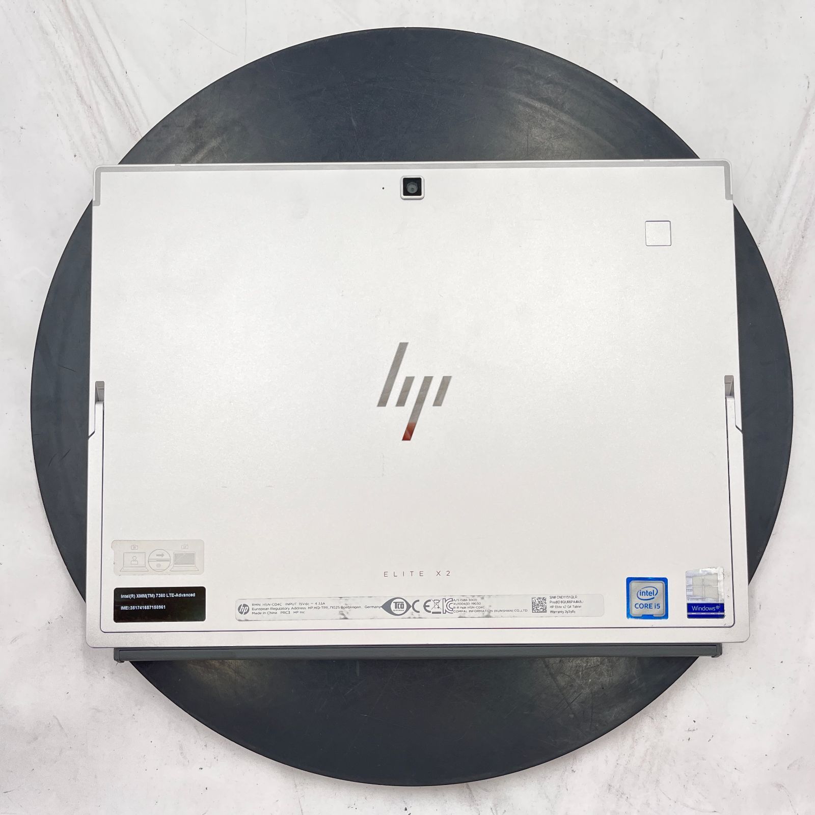 目立つ傷なし|動作 済み HP Elite x2 G4 Core i5 8265U 8GB SSD 256GB NVMe 13インチ Windows 11 Pro タブレット RM390 VETTDRUCK_DE