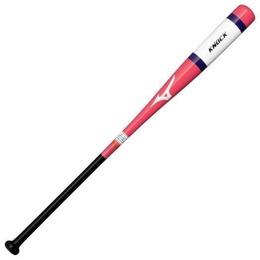 品 ミズノ 木製ノックバット 91cm530ｇ コーラル×ホワイト 1CJWK19091 6401
