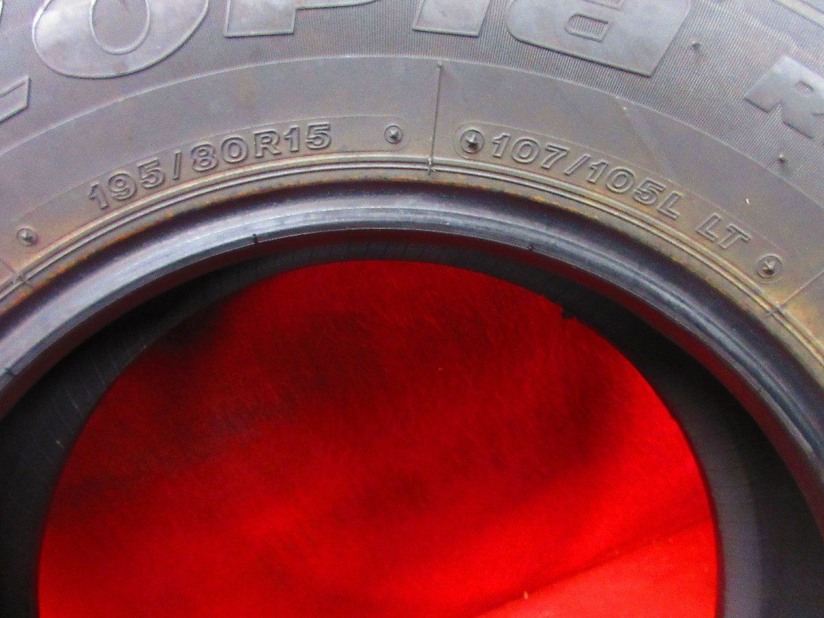 【BS ECOPIA R680 195/80R15 107/105L LT】夏タイヤ【日産 キャラバン 純正ホイール 15インチ 5.5J6HPCD139.7+45】　(TH429) クレジットカード QR決済可能 送料無料 タイヤ 2本 195/80R15 107/105L LT ブリジストン ECOPIA R680