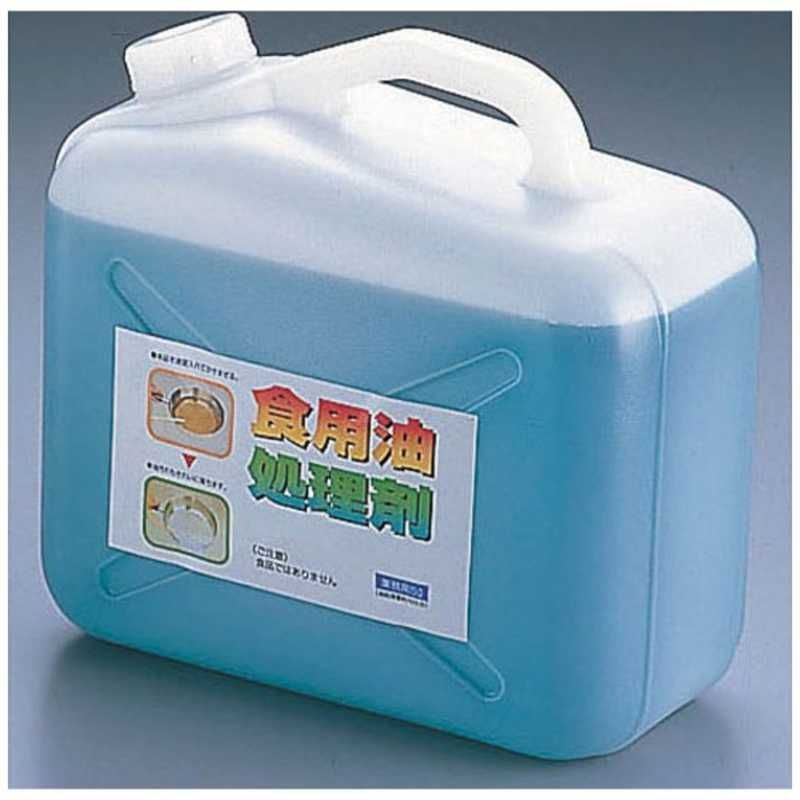 送料無料 ♥ 未開梱 UYEKI 天ぷら油処理剤 油コックさん ５ｌ 計量カップ付 ATV243