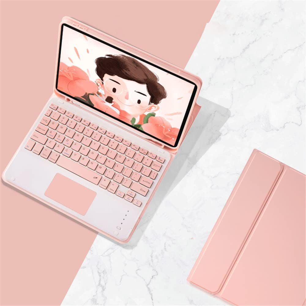 【人気商品】第9世代 10.2キーボードケース 8世代 7世代 ペンシルホルダー付き 脱着式 Bluetooth キーボード iPad タッチパッド搭載 可愛い 軽量 薄型 おしゃれ iPad 2021新型 9 iPad 8 iPad 7 キーボード 