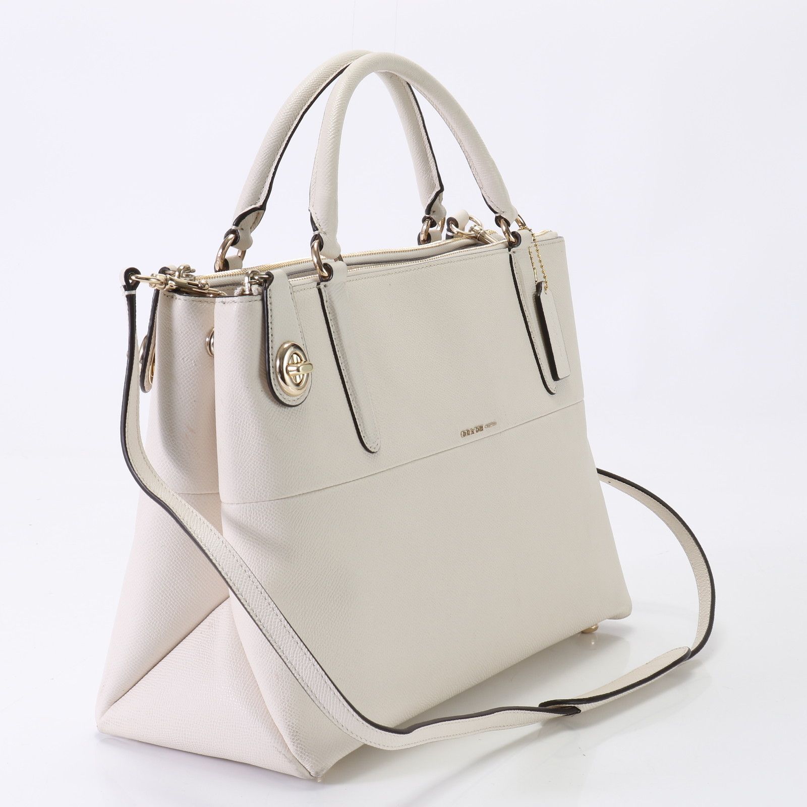 COACH コーチ ザ スモール ターンロック ボロー 2WAYトートバッグ 