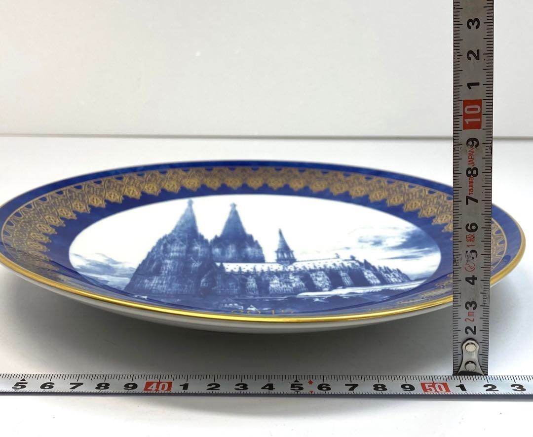 ☆洋3 マイセン2015年 イヤープレート 「ケルン大聖堂」共箱 直径26.5
