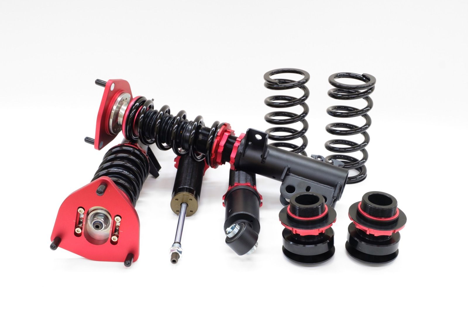 50プリウスPHV ZVW52 フルタップ式減衰力36段調整式車高調ピロアッパーキャンバー調整付き