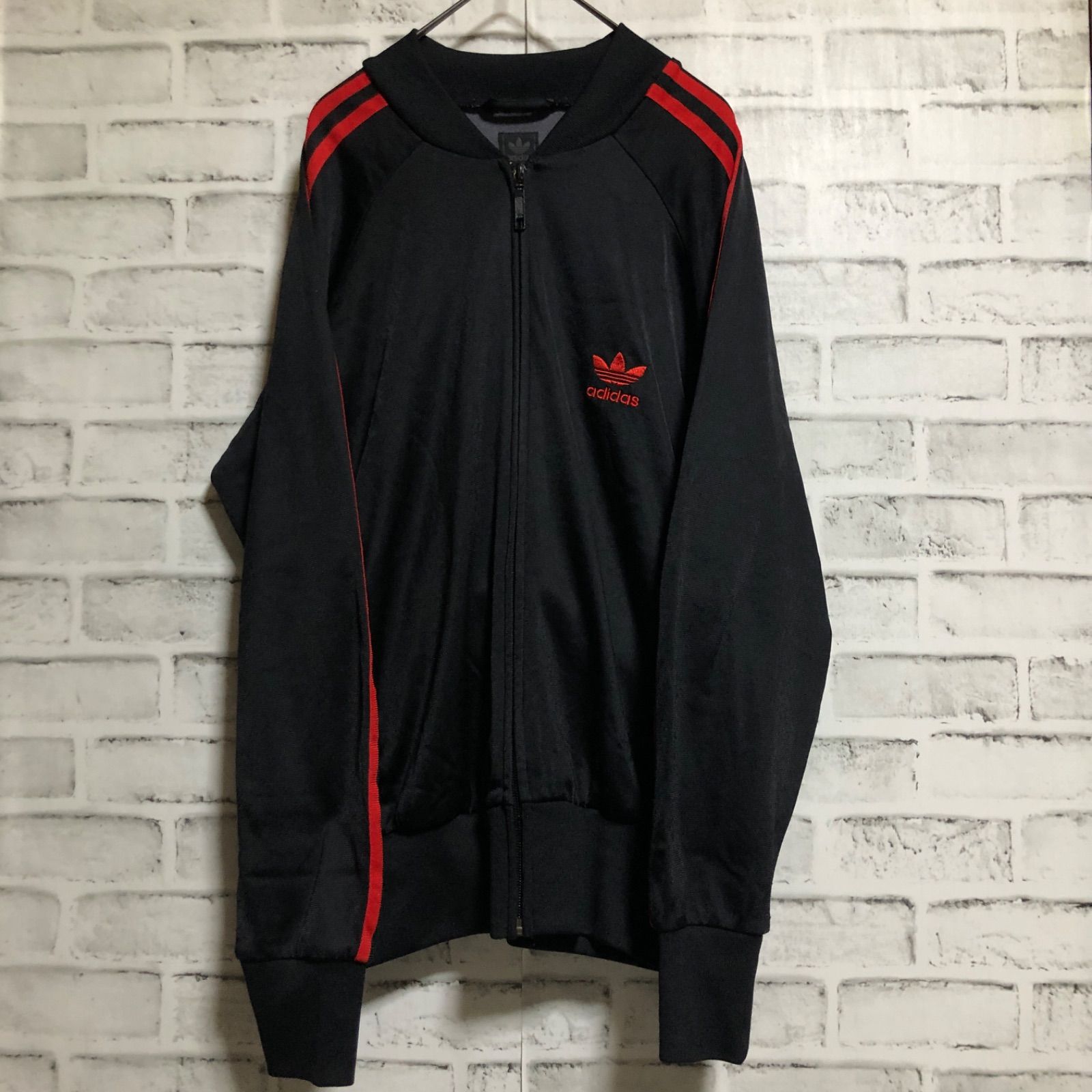 希少 レア90s アディダス 刺繍トラックジャケット ホワイト 2XL