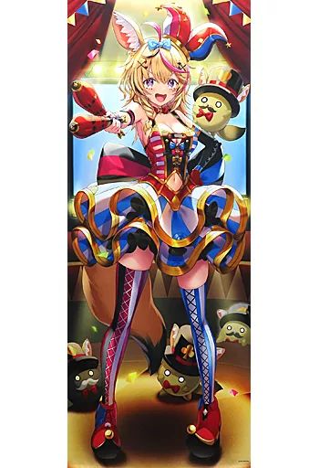 尾丸ポルカ 等身大タペストリー 活動一周年記念