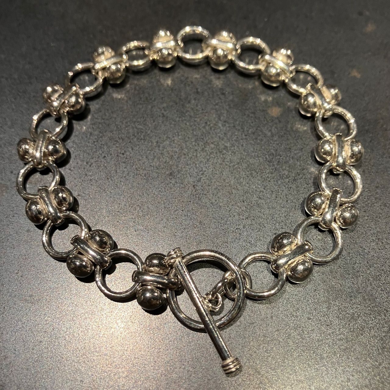 SILVER925 FOOP MANTEL BRACELET/シルバー/ブレス Mantel Chain Bracelet 【Silver925】 – FLÜGEL
