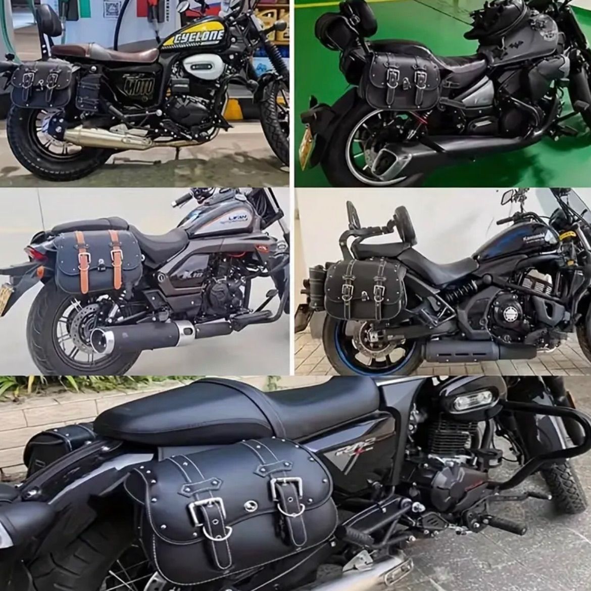 バイク用バッグ シンプルデザイン