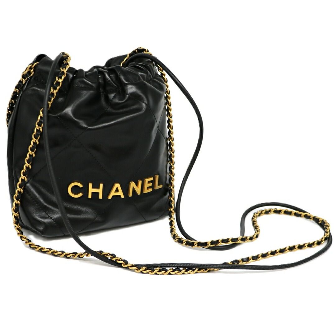 VINTAGE●CHANEL●シャネル ゴールド チェーン ショルダーバッグ CHANEL ゴールドチェーンショルダーバッグ – co&co