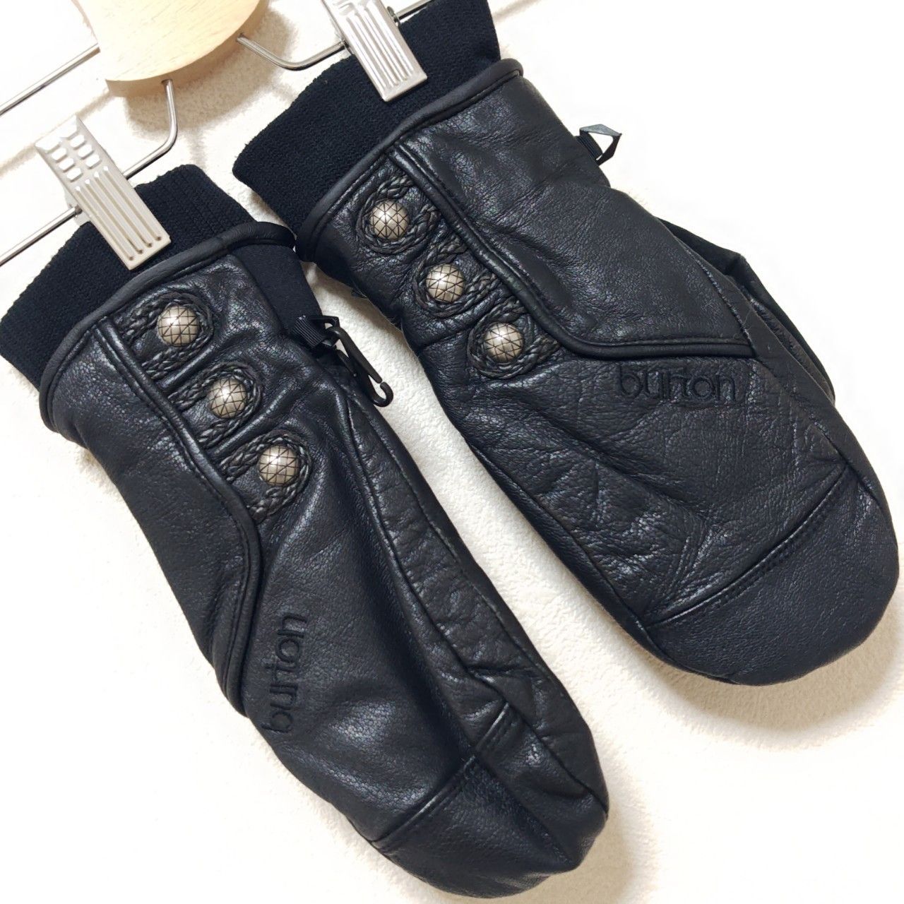 ウィンタースポーツ◎【burton】バートン レザー グローブ