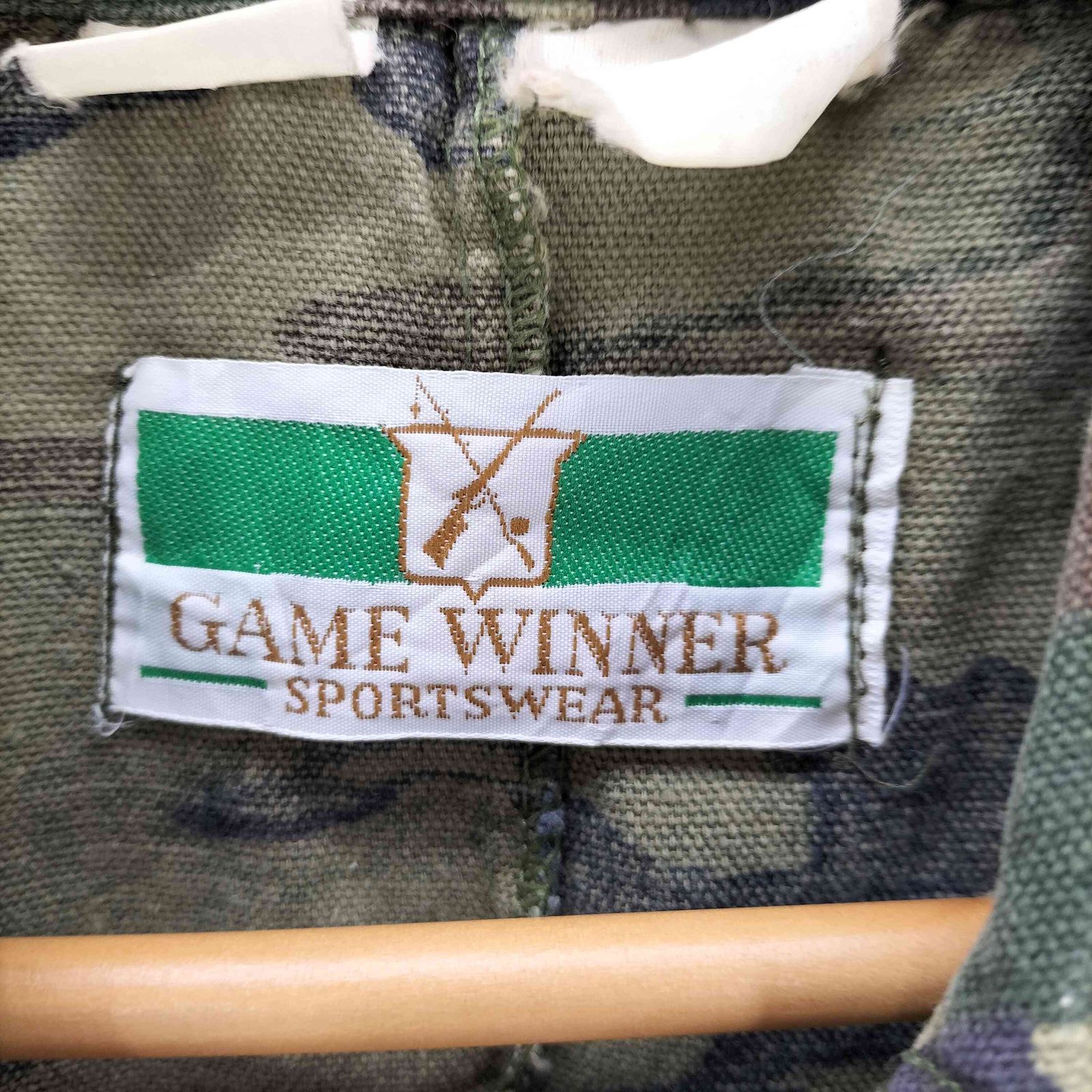 【ヴィンテージ】70s80s GAME WINNERカモ総柄ハンティングシャツ ヴィンテージ】70s80s GAME WINNERカモ総柄ハンティングシャツ