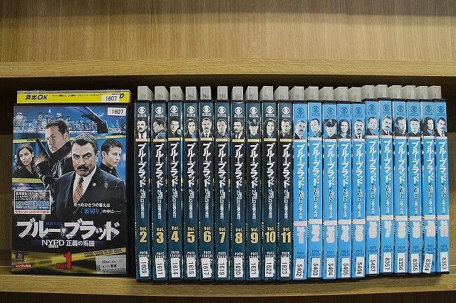 DVD ブルー・ブラッド NYPD 正義の系譜 シーズン1～2 全22巻 ※ケース無し発送 レンタル落ち ZM2623