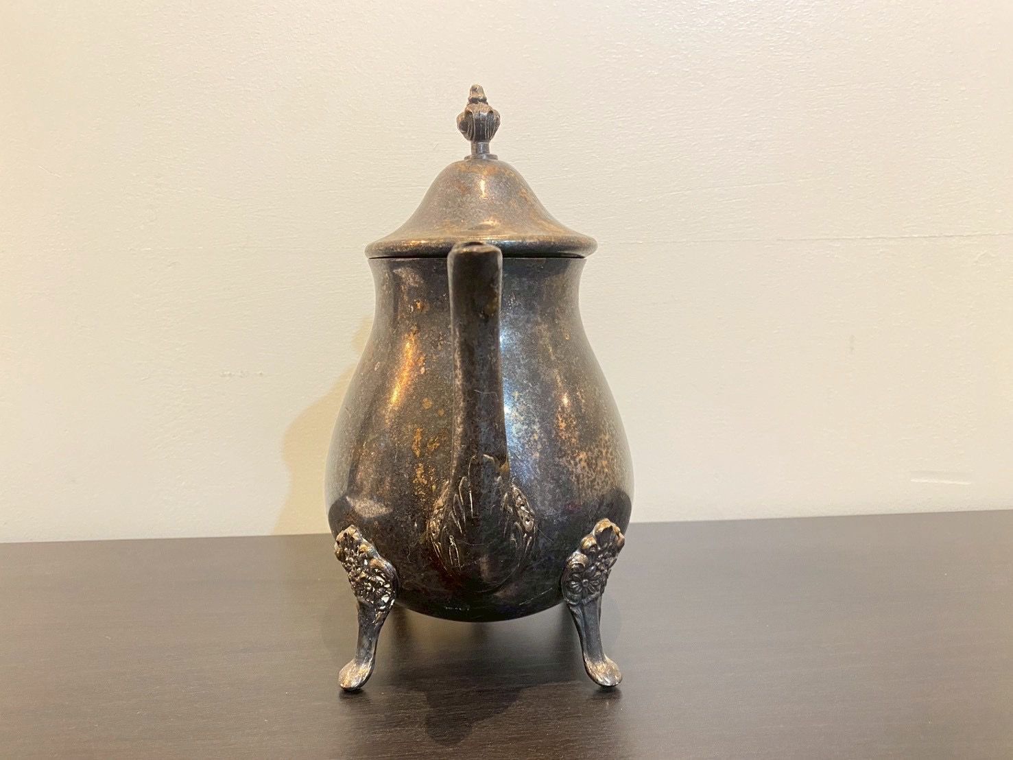 英国】 ティーサービス 4点 【シルバープレート】 英国】 ティー