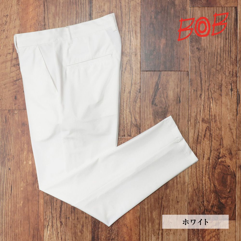 春夏/BOB/Mサイズ/テーパード イージーパンツ 074843401  メンズ ボブ スポーツ 新品/白/ホワイト/ka157/