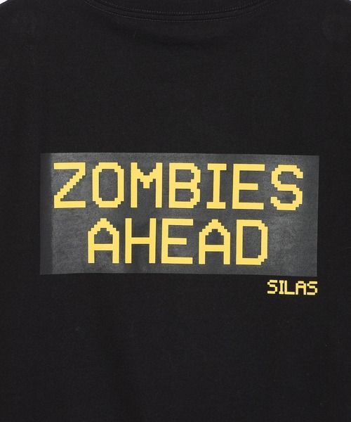 サイラス SILAS tシャツ Tシャツ silas ZOMBIES AHEAD PRINT S/S TEE 110243011005 メンズ レディース ティシャツ ティーシャツ グレー ゾンビ ブランド おしゃれ  オシャレ ロゴ サイラスアンドマリア