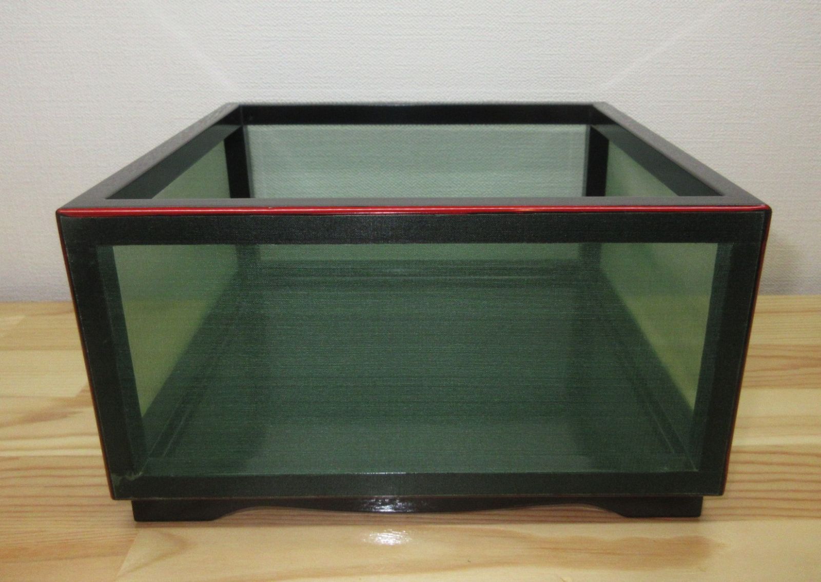 逢絢亭 茶道具 炭斗 蛍籠炭斗 裏千家 淡々斎好写 木製 紙箱入り