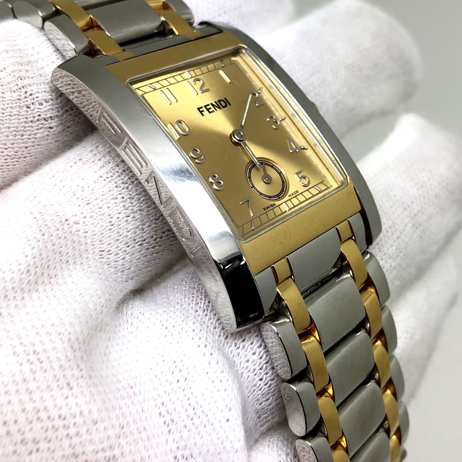 FENDI オロロジ 210G シルバー×ゴールド クォーツ時計