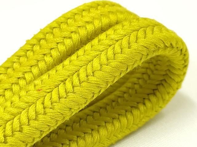 平和屋着物● 上 有職組紐道明 帯締め 冠組 緑黄色 宮内庁御用 国立博物館御用 東京芸術大学御用 AABB3756ay