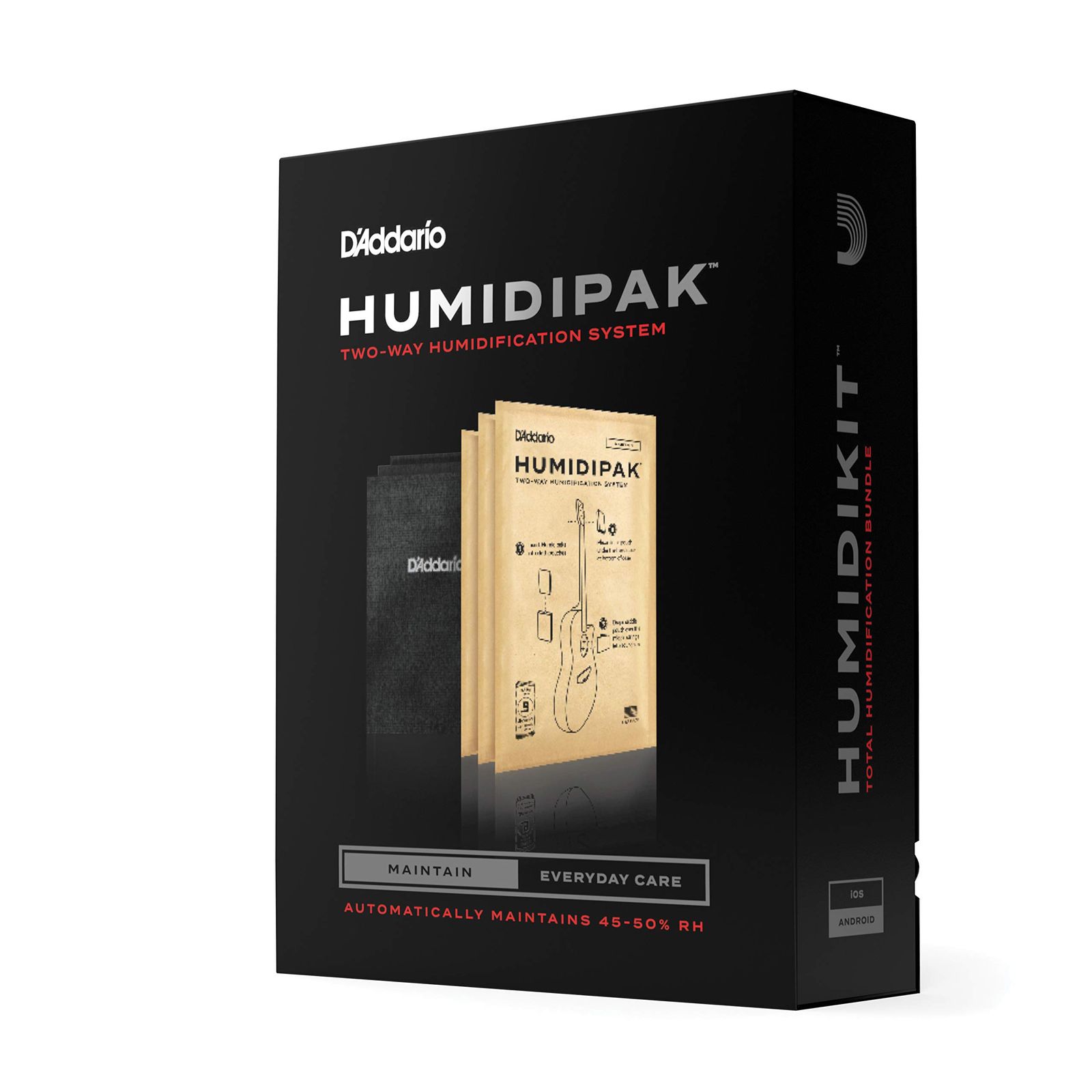 D Addario ダダリオ ギター用湿度調整剤 Humidipak Maintain Kit PW-HPK-01 Everyday Care ポーチ - Humidipakセット 日常管理用