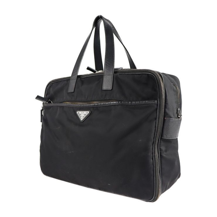 PRADA ブリーフケース ビジネスバッグ ナイロン ブラック ２VE407 PRADA プラダ 2VE407 2WAY ナイロン トート ショルダー バッグ