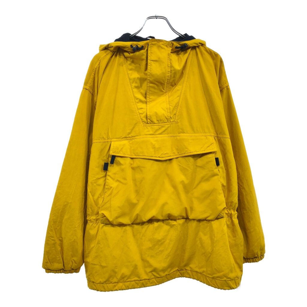 コットン アノラック ジャケット 古着 90s J.CREW 2 Tone Cotton Anorak Parka 紺白 XL ジェイクルー