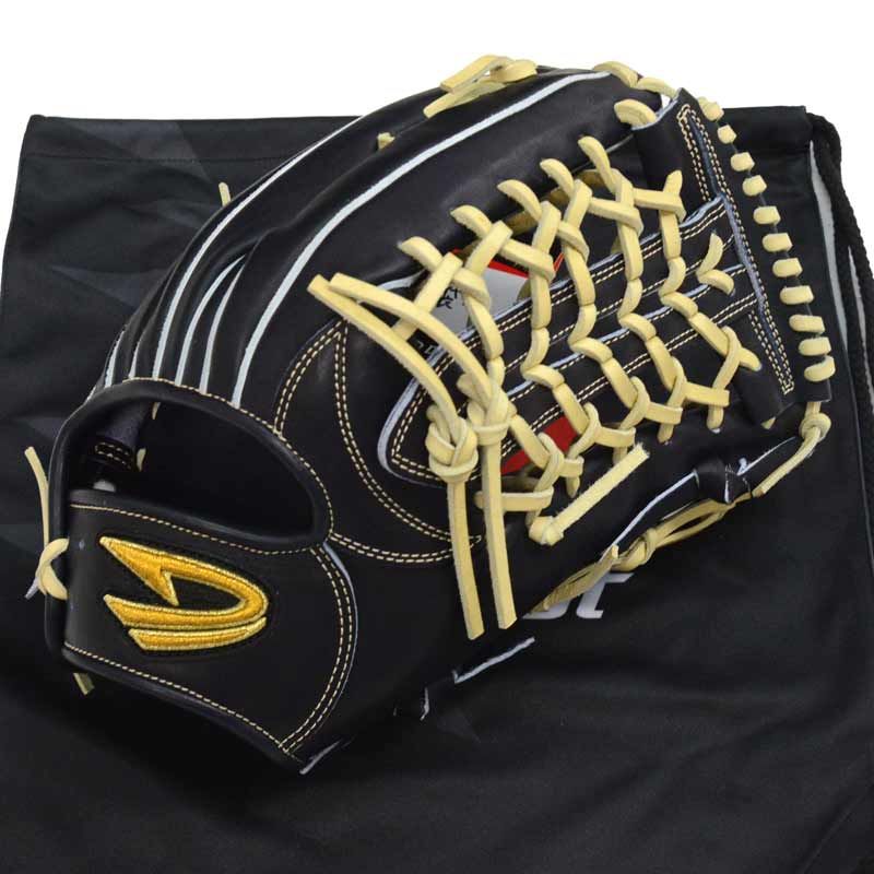 都会的な ディークエスト D-Quest 硬式用グラブ Xover JT クロスオーバー 外野手用 グラブ袋付き ネイビー 25AW XOJ-181 Nブラック トレンド