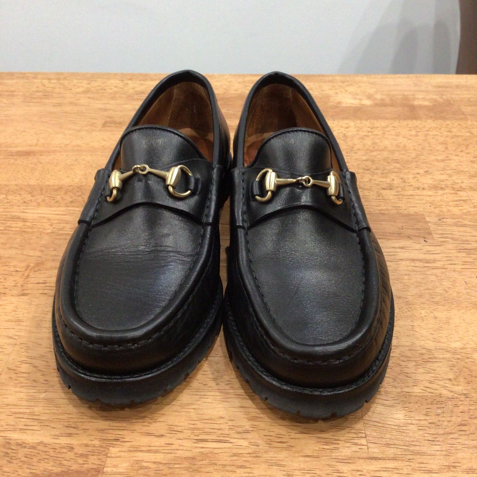 グッチ ホースビット ローファー 新品未使用 【鑑定済】 新品未使用品】【GUCCI】グッチ ホースビット ローファー レザー