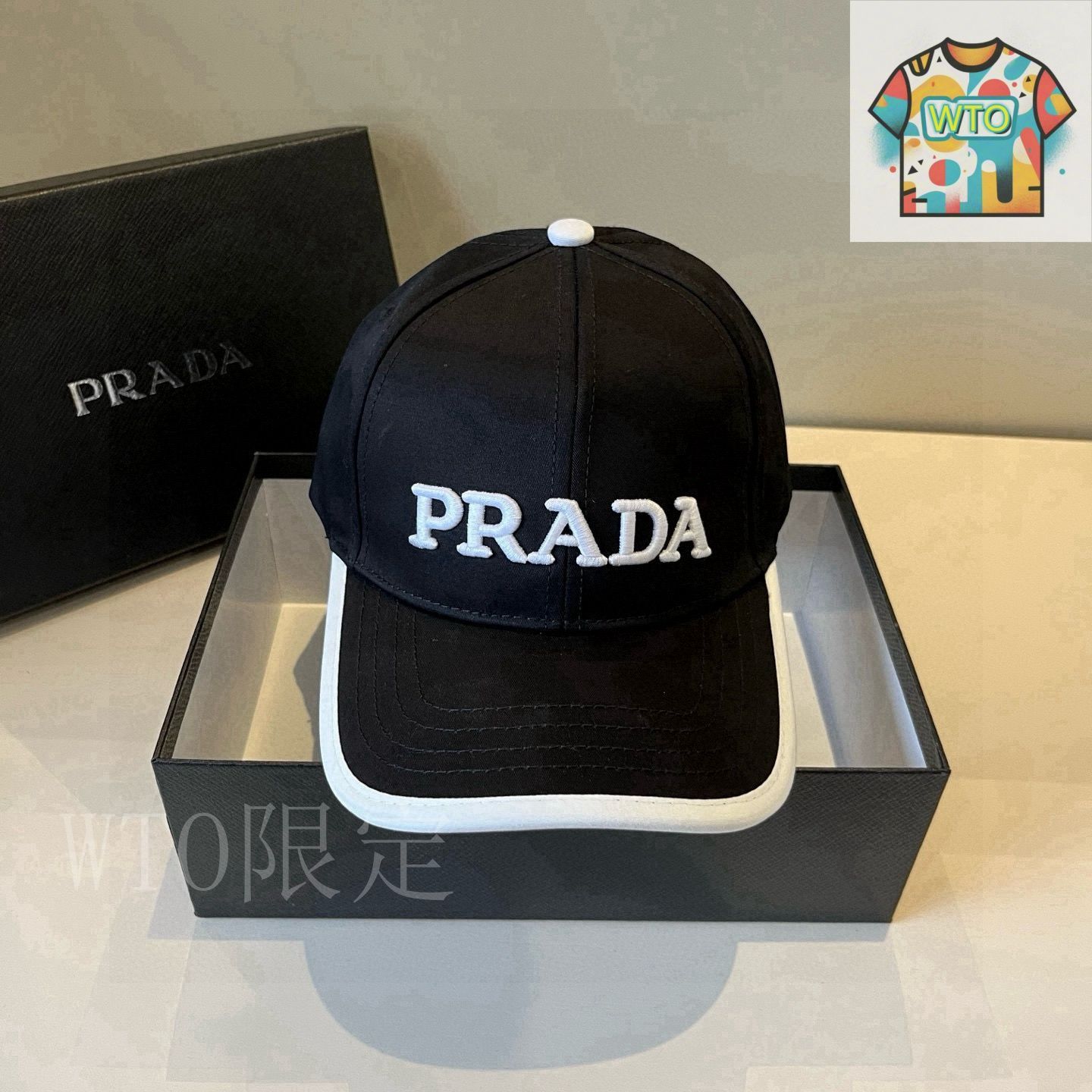 プラダ（PRADA）クラシック ベースボールキャップ02-1 - メルカリ