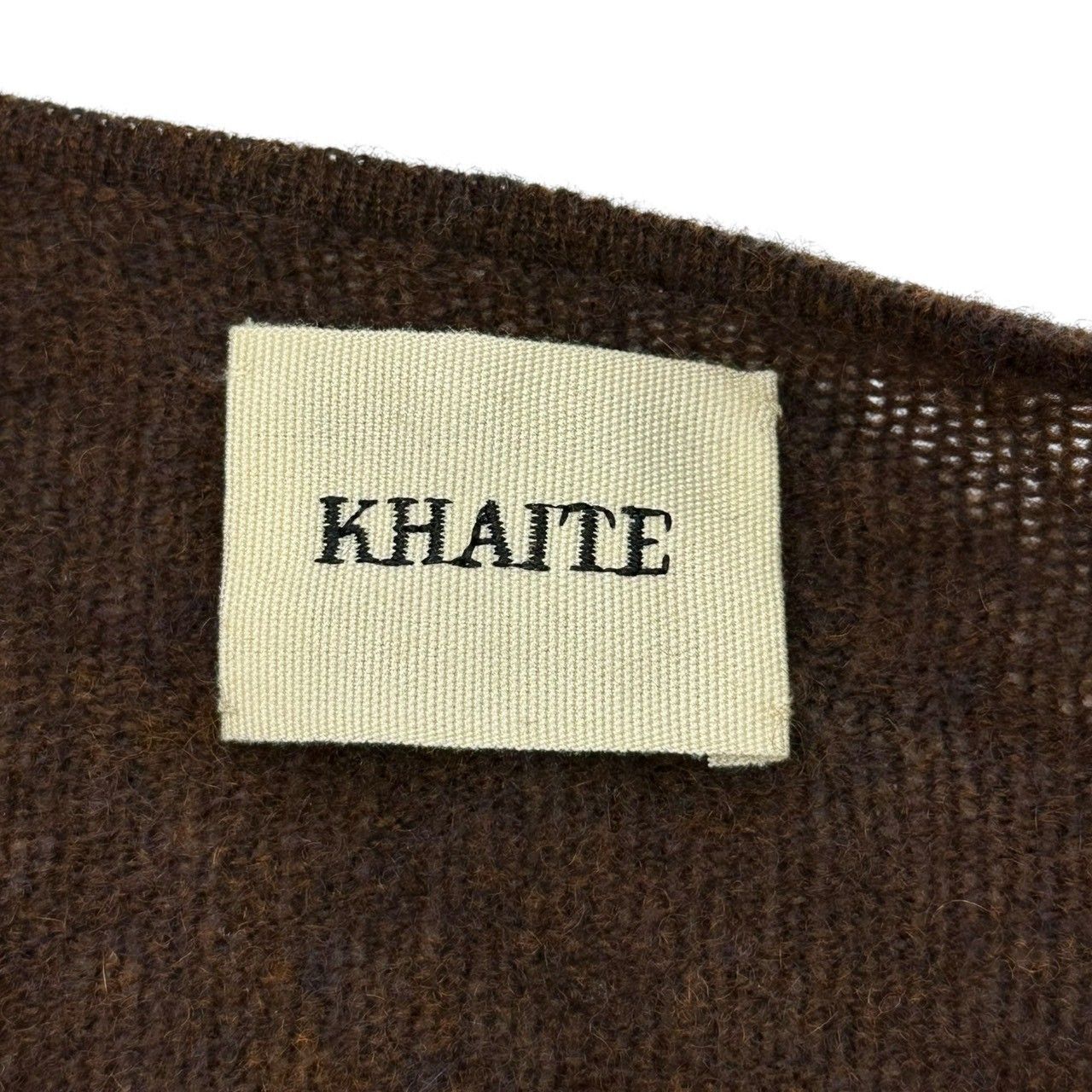 KHAITE(ケイト) Deep V-Neck Cashmere Pullover Knit ディープ Vネック