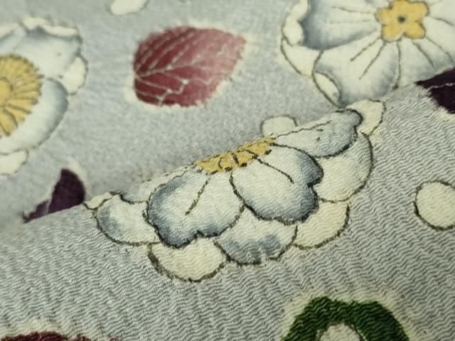 平和屋着物○太鼓柄袋帯 辻が花 鬼しぼ縮緬 正絹 逸品 DAAT0160ob  