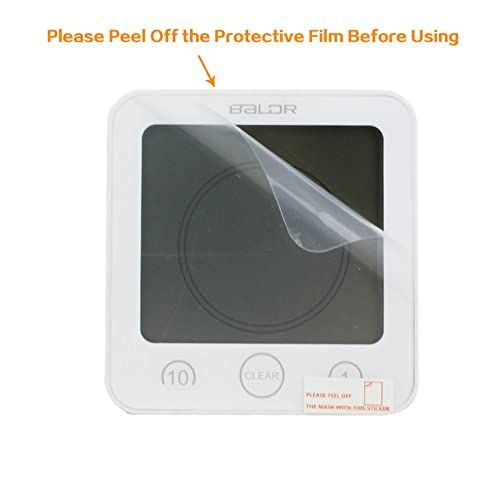 ブルー 購入 BALDR防水時計 デジタル 温湿度計 防水LCD大画面 シャワー