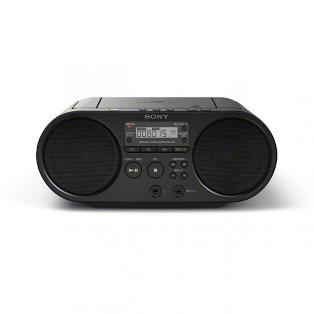 セール商品再値下げ中。 SONY ソニー CDラジオ ZS-S40 FM AM ワイドFM対応 ブラック ZS-S40 B ギフトに最適。