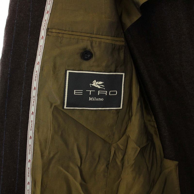 エトロ スーツ上下セット48 エトロ ETRO シングルスーツ セットアップ 上下 テーラード