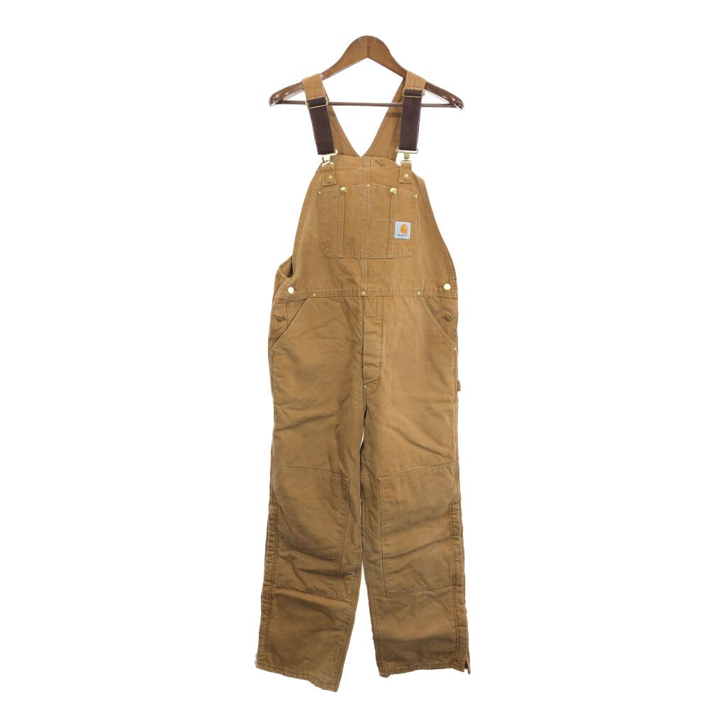 オーバーオール　ヴィンテージ70s アメリカ製USA製ダブルニー　古着ダック生地 90年代 USA製 Carhartt カーハート ダック ダブルニー ビブ